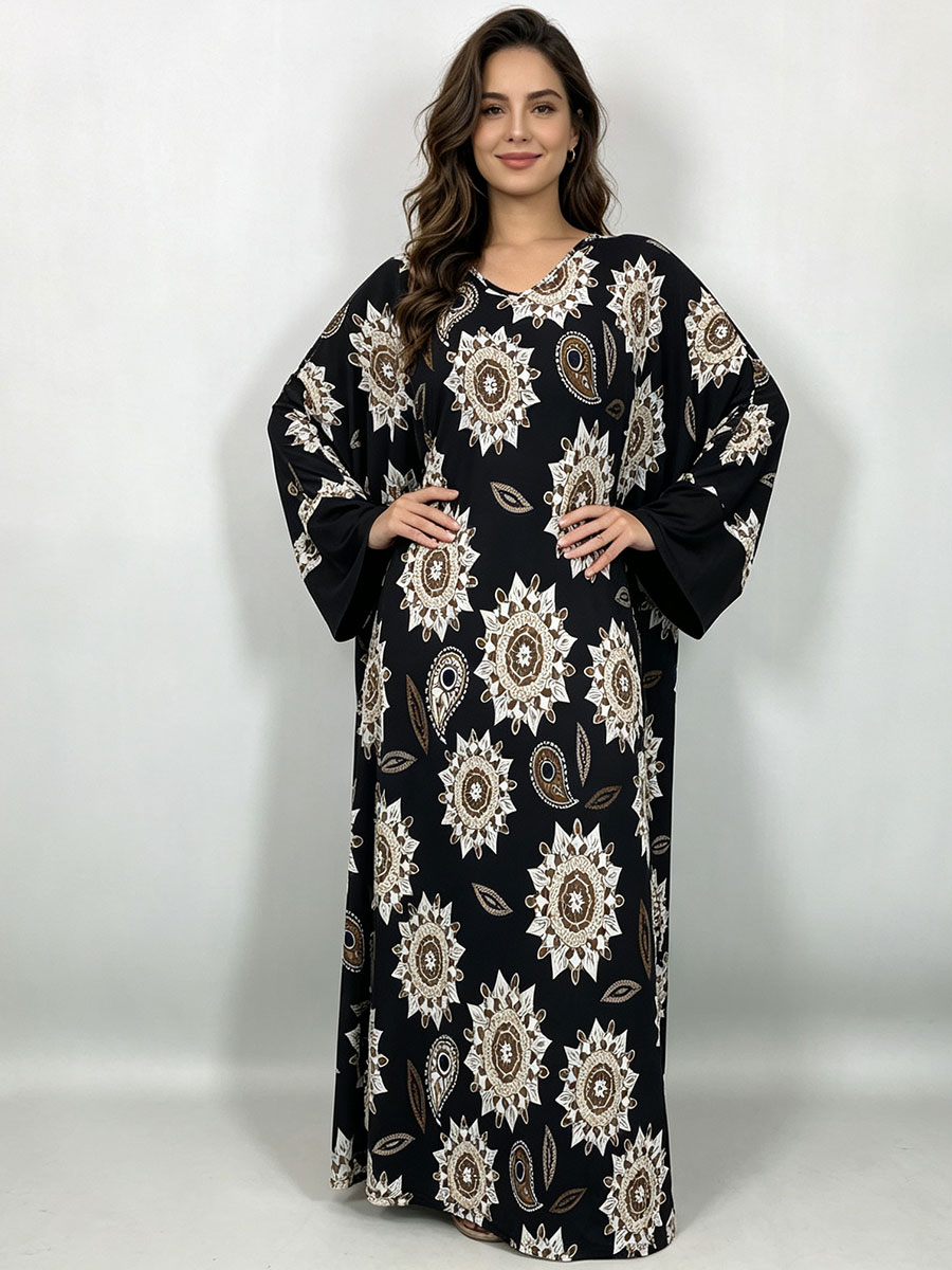 Boho Summer Beach Maxi Dress - Plus size maxi jurk voor dames,