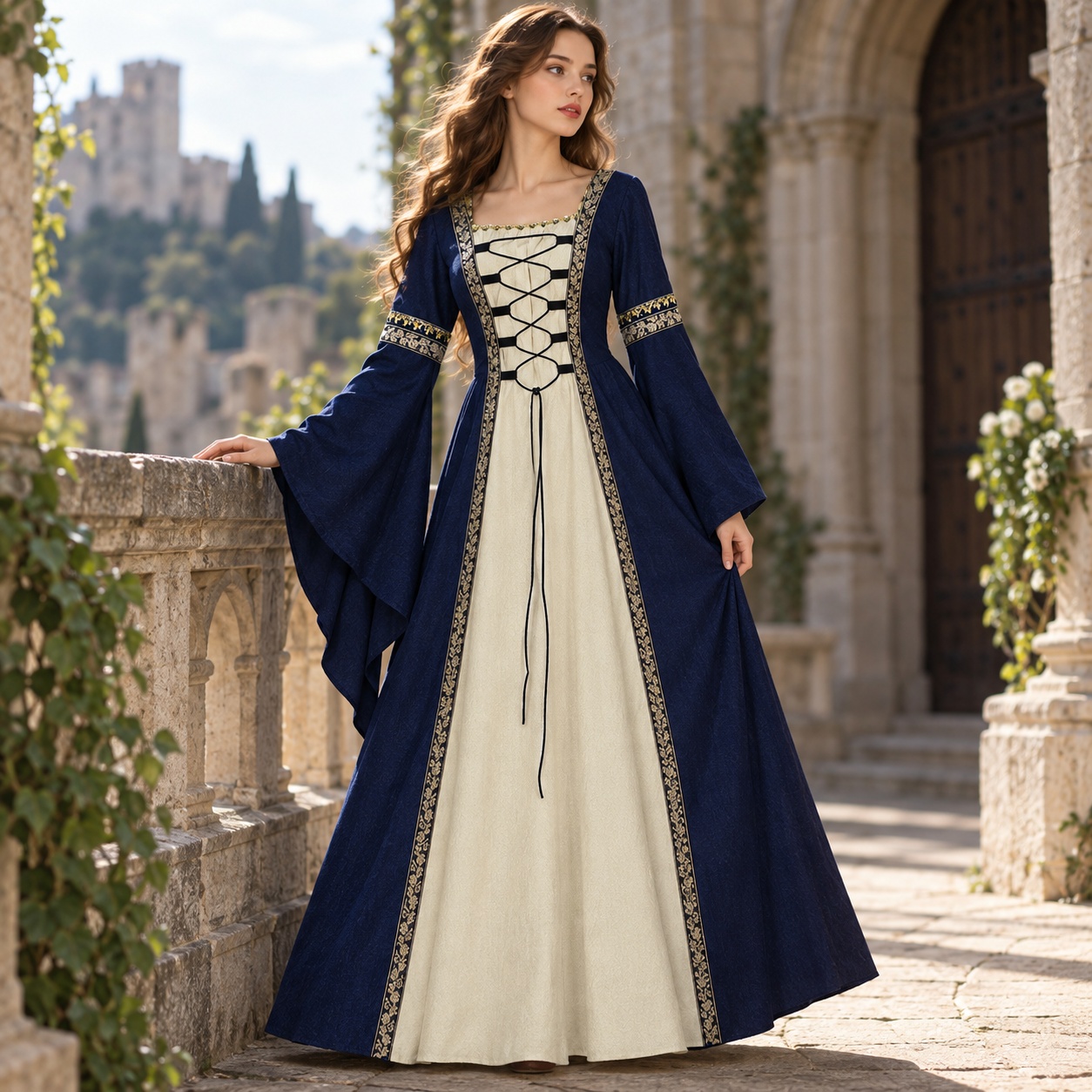 Dresses - Lange mouwen, A-lijn, sexy jurk met