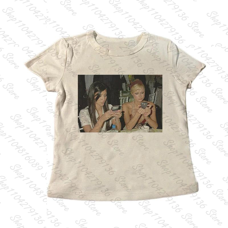 Punk dames shirts met korte mo - Y2K Graphic Baby Tee Crop recensie en prijs