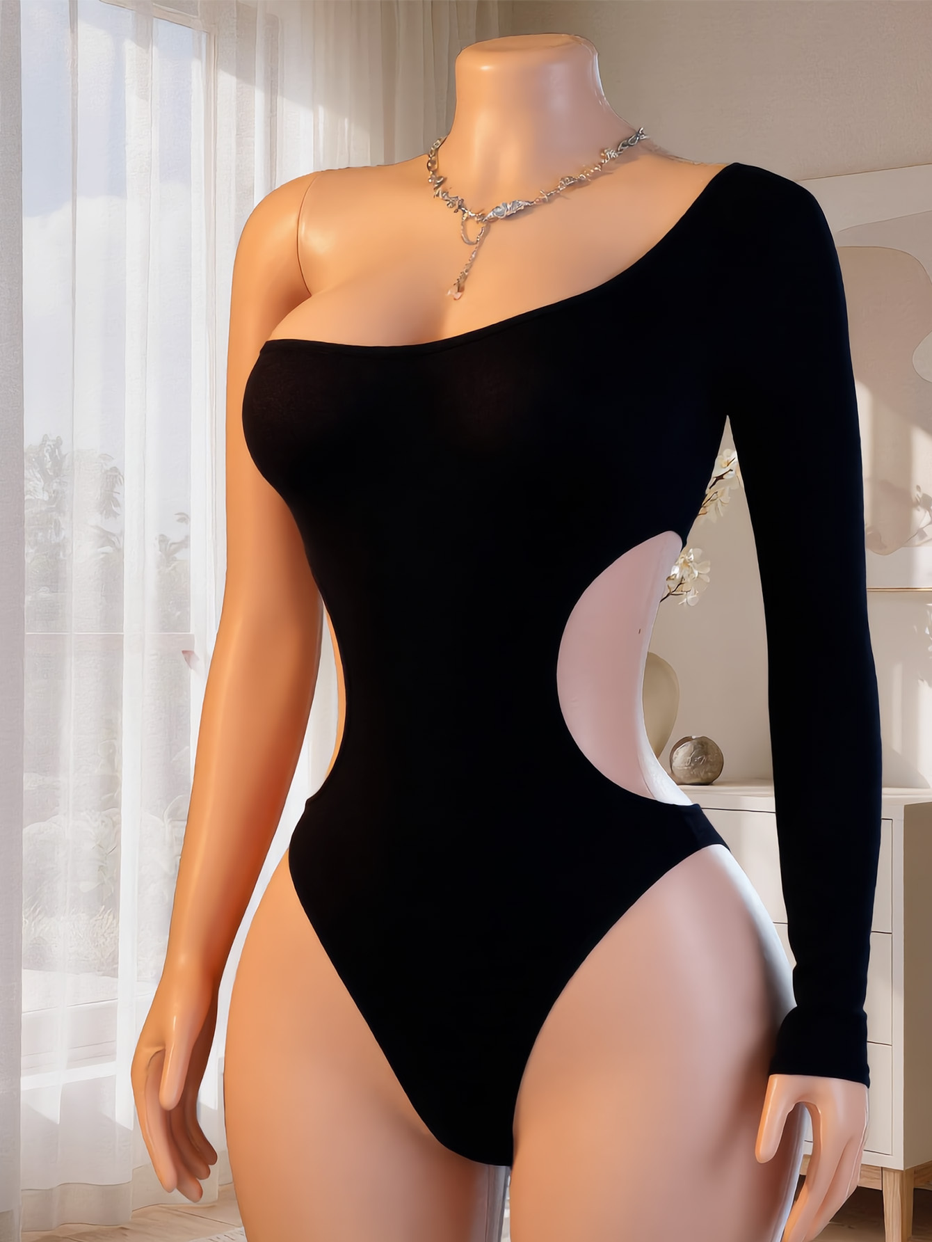 Dames bodysuit met één schoude - Lingerie recensie en prijs