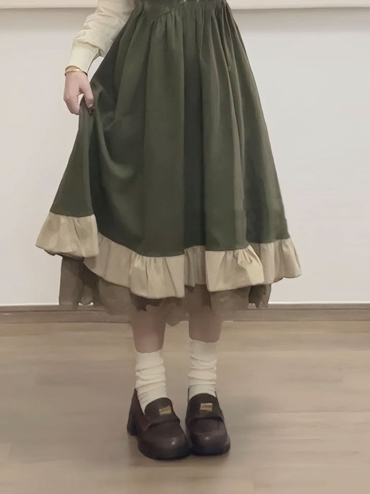 2025 Nieuwe Japanse Koreaanse  - Korean Style A Line Shirt Dress recensie en prijs